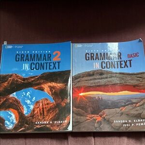 Grammar in Context Basic (Sixth ed.) and Grammar in Context 2 (Sixth ed)